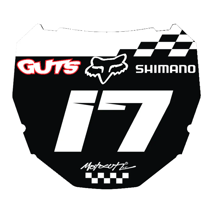 CUSTOM ODI NUMBER PLATE DECAL