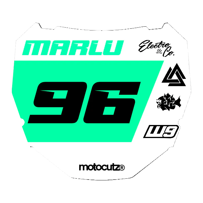 CUSTOM ODI NUMBER PLATE DECAL