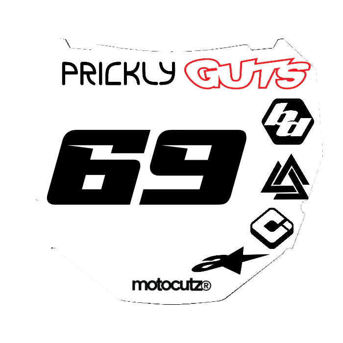 CUSTOM ODI NUMBER PLATE DECAL