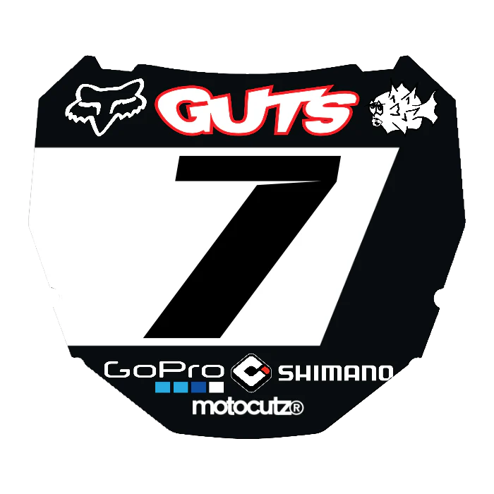 CUSTOM ODI NUMBER PLATE DECAL