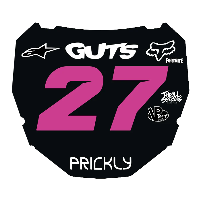 CUSTOM ODI NUMBER PLATE DECAL