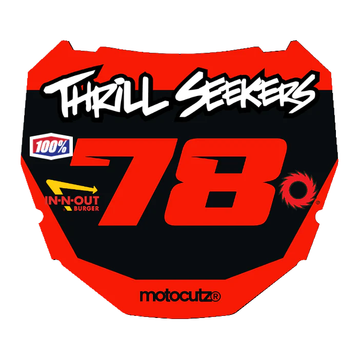 CUSTOM ODI NUMBER PLATE DECAL