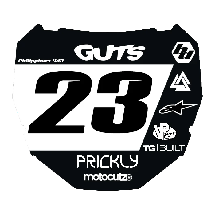 CUSTOM ODI NUMBER PLATE DECAL