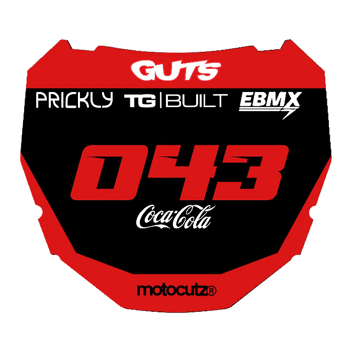 CUSTOM ODI NUMBER PLATE DECAL