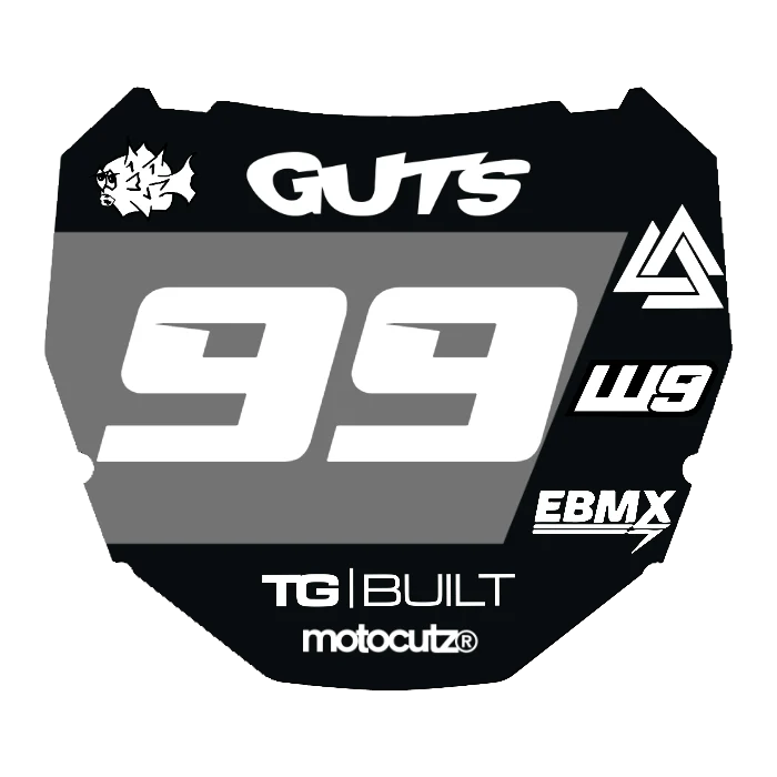 CUSTOM ODI NUMBER PLATE DECAL