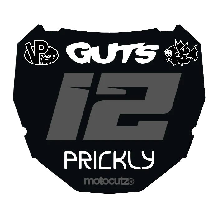 CUSTOM ODI NUMBER PLATE DECAL