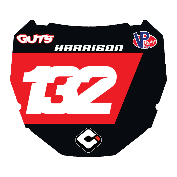 CUSTOM ODI NUMBER PLATE DECAL