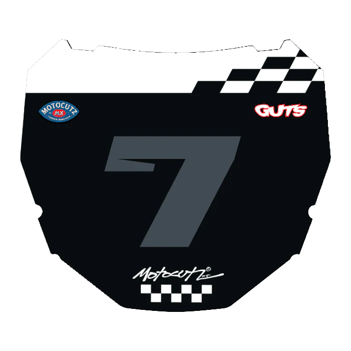 CUSTOM ODI NUMBER PLATE DECAL
