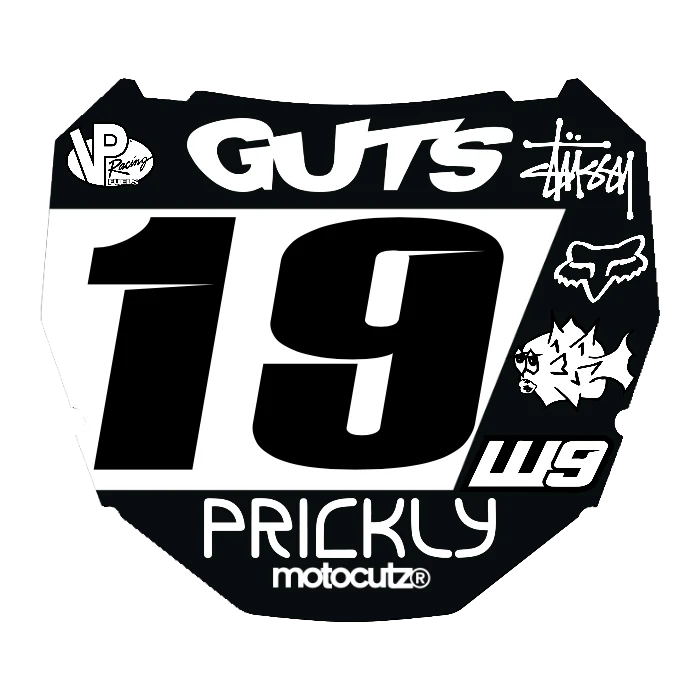 CUSTOM ODI NUMBER PLATE DECAL