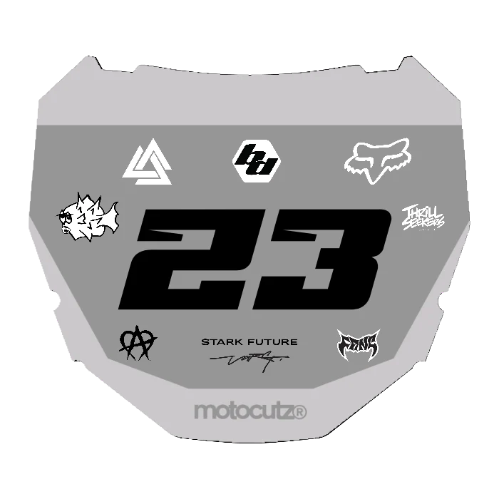 CUSTOM ODI NUMBER PLATE DECAL