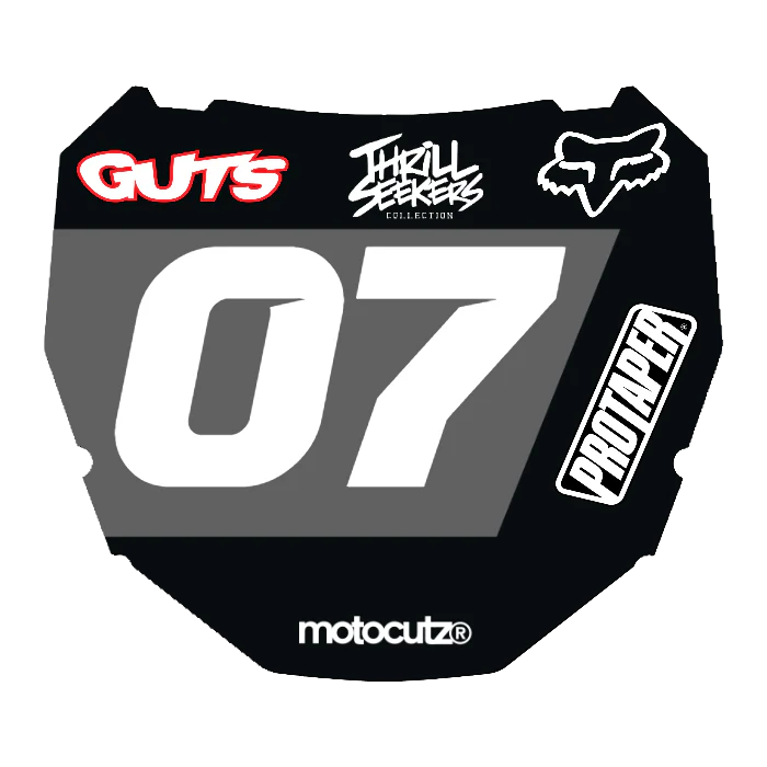 CUSTOM ODI NUMBER PLATE DECAL