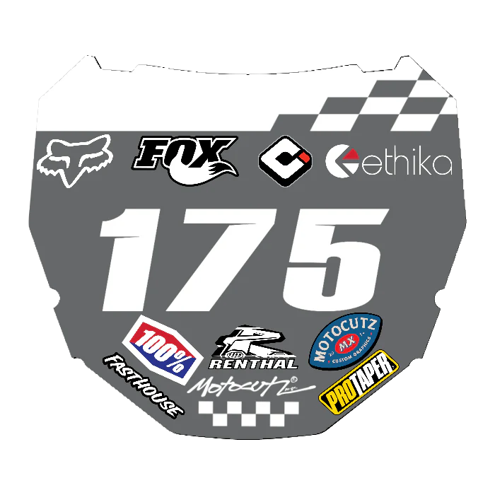 CUSTOM ODI NUMBER PLATE DECAL