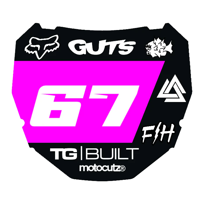 CUSTOM ODI NUMBER PLATE DECAL