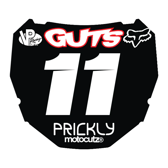 CUSTOM ODI NUMBER PLATE DECAL