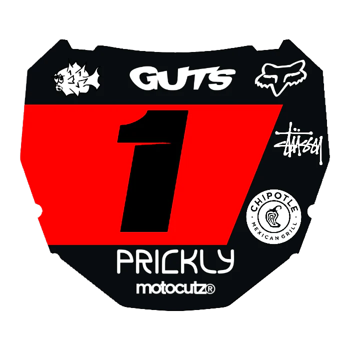 CUSTOM ODI NUMBER PLATE DECAL