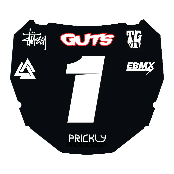 CUSTOM ODI NUMBER PLATE DECAL