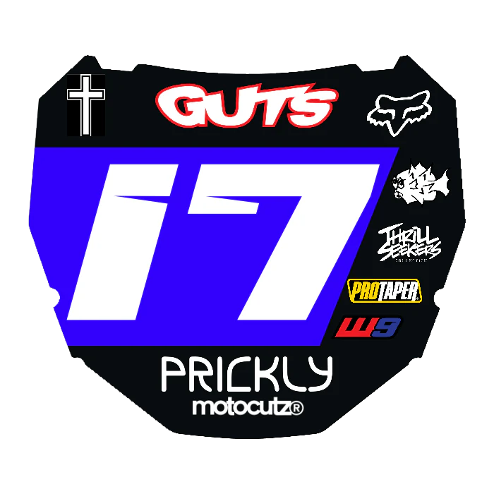 CUSTOM ODI NUMBER PLATE DECAL