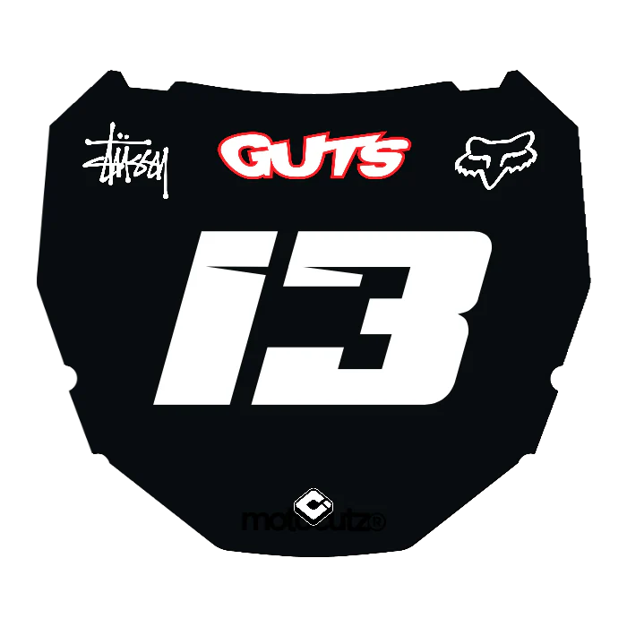 CUSTOM ODI NUMBER PLATE DECAL