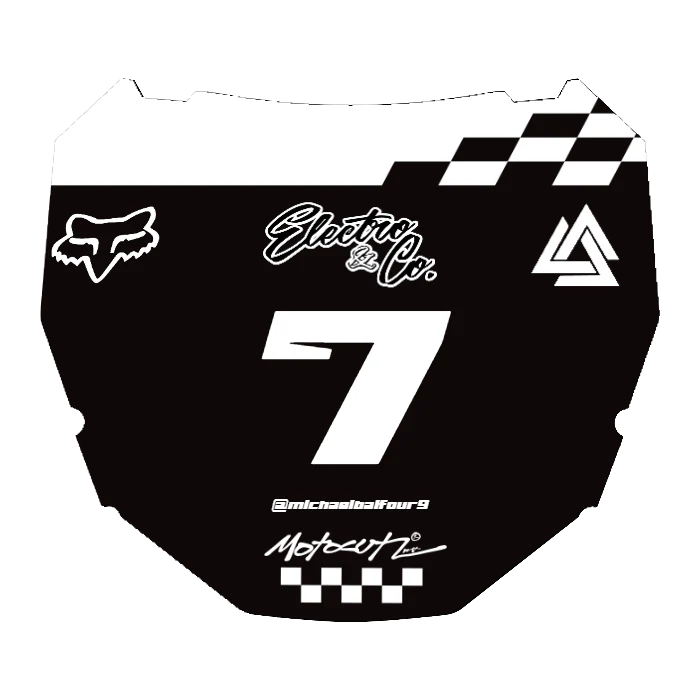 CUSTOM ODI NUMBER PLATE DECAL