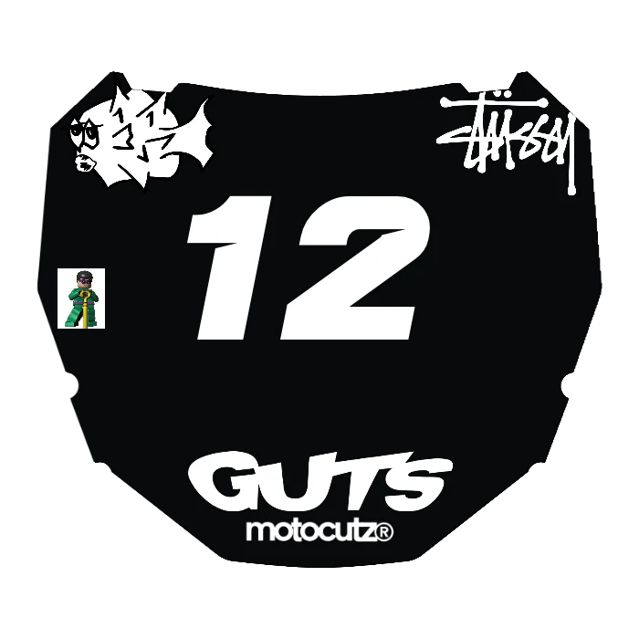 CUSTOM ODI NUMBER PLATE DECAL