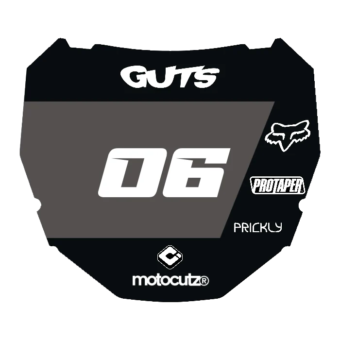 CUSTOM ODI NUMBER PLATE DECAL