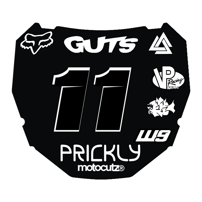 CUSTOM ODI NUMBER PLATE DECAL