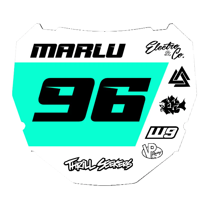 CUSTOM ODI NUMBER PLATE DECAL