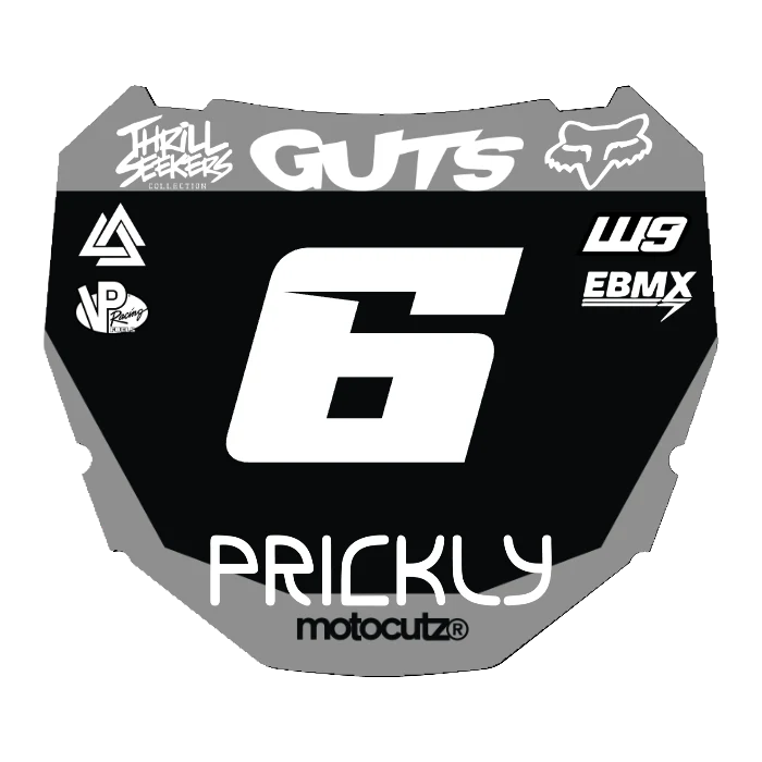 CUSTOM ODI NUMBER PLATE DECAL