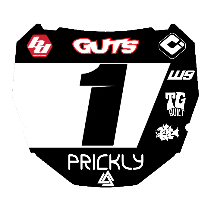 CUSTOM ODI NUMBER PLATE DECAL
