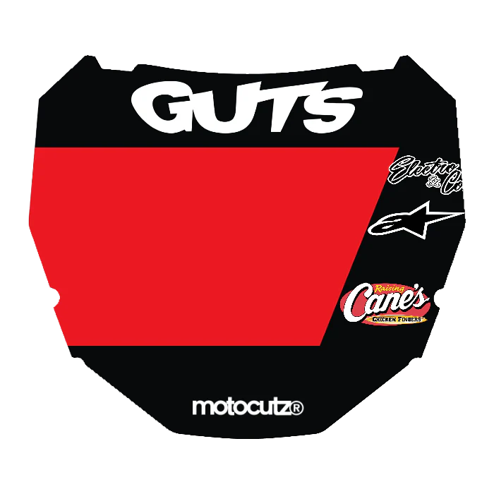 CUSTOM ODI NUMBER PLATE DECAL