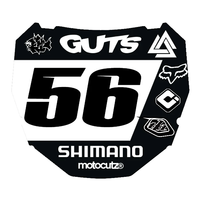 CUSTOM ODI NUMBER PLATE DECAL