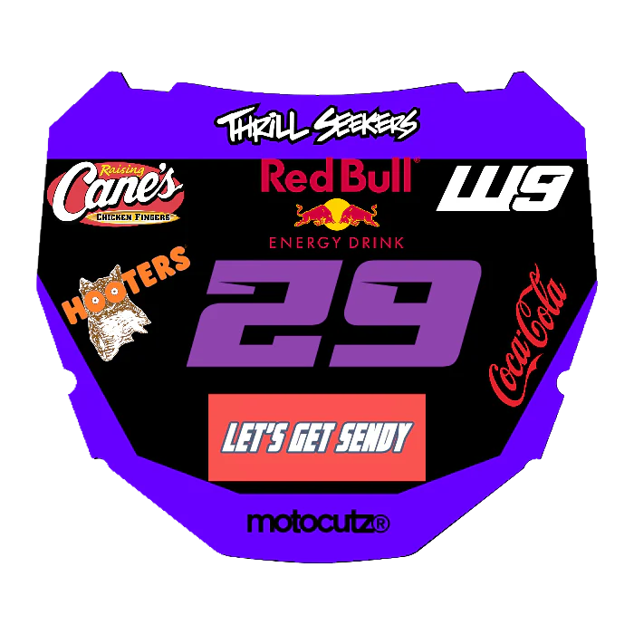 CUSTOM ODI NUMBER PLATE DECAL