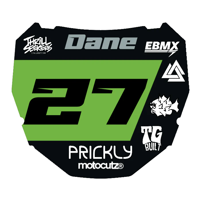 CUSTOM ODI NUMBER PLATE DECAL