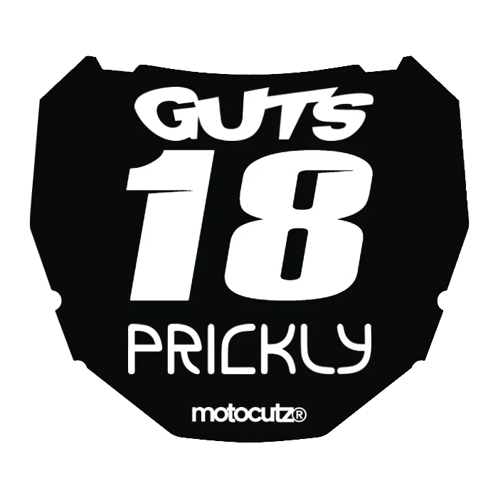 CUSTOM ODI NUMBER PLATE DECAL
