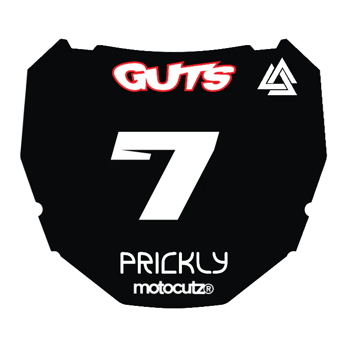 CUSTOM ODI NUMBER PLATE DECAL