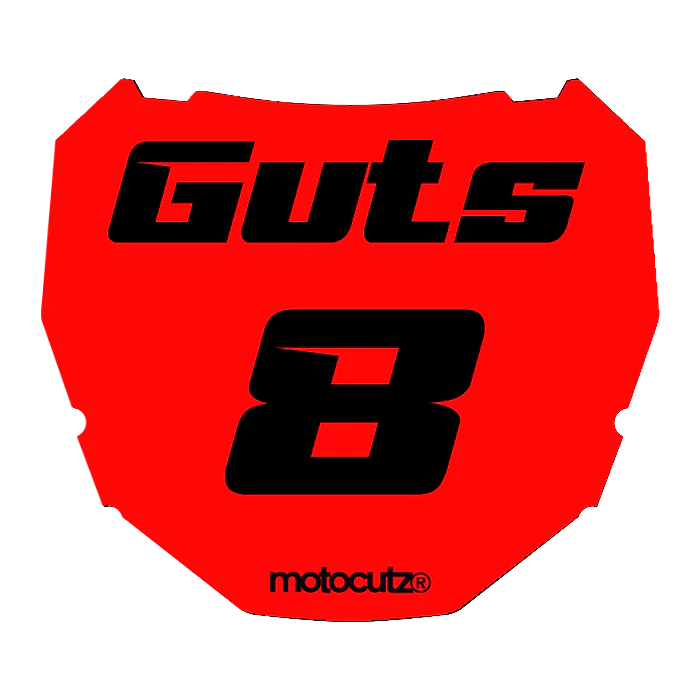 CUSTOM ODI NUMBER PLATE DECAL