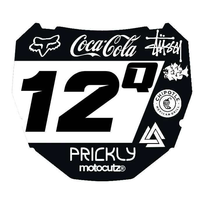 CUSTOM ODI NUMBER PLATE DECAL