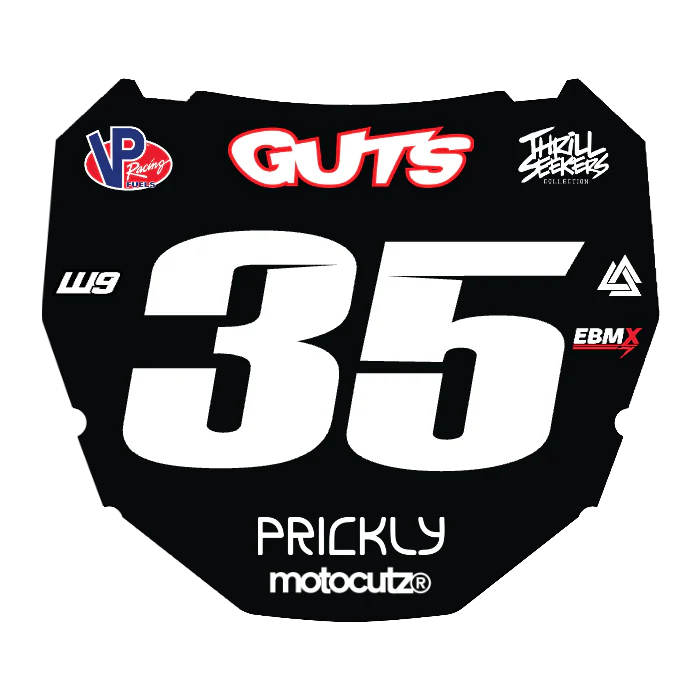 CUSTOM ODI NUMBER PLATE DECAL