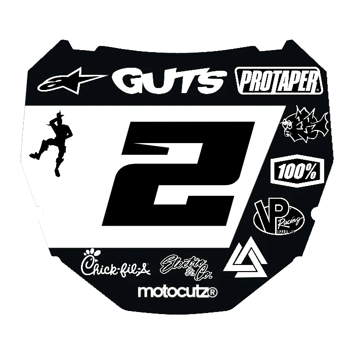 CUSTOM ODI NUMBER PLATE DECAL
