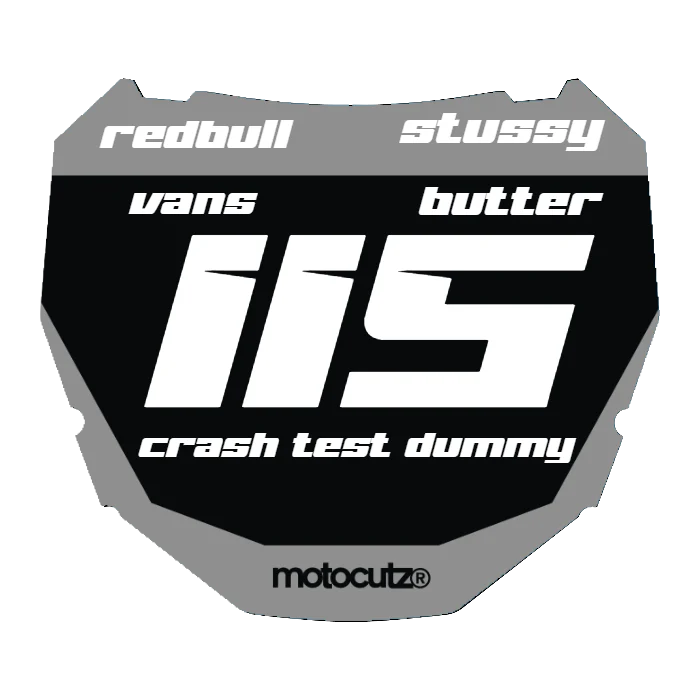 CUSTOM ODI NUMBER PLATE DECAL