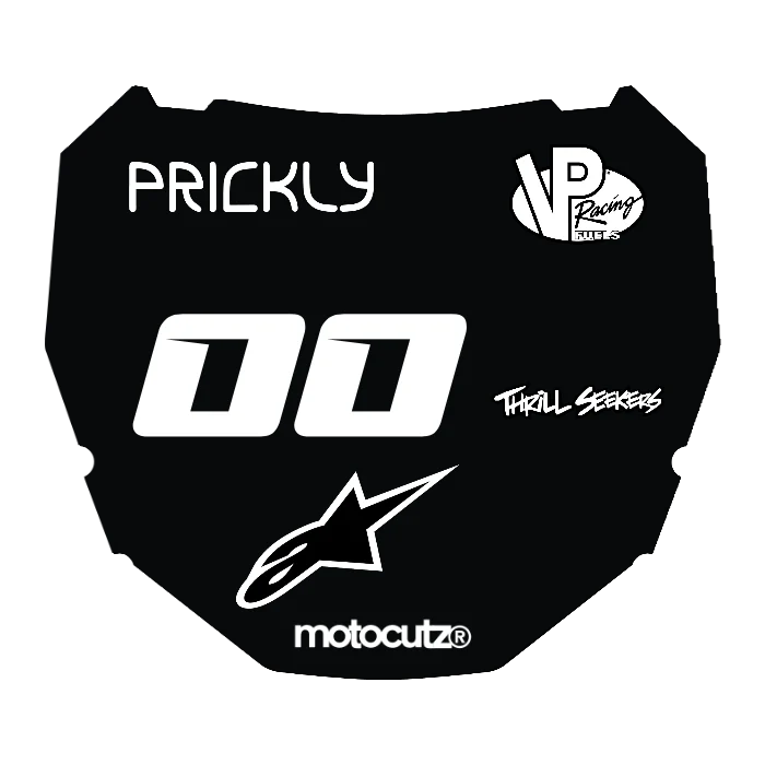 CUSTOM ODI NUMBER PLATE DECAL