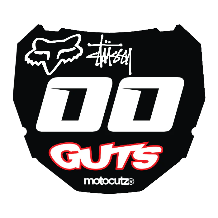 CUSTOM ODI NUMBER PLATE DECAL