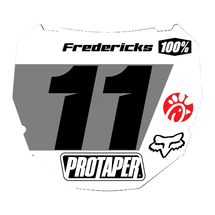 CUSTOM ODI NUMBER PLATE DECAL