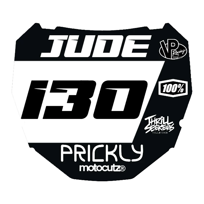 CUSTOM ODI NUMBER PLATE DECAL