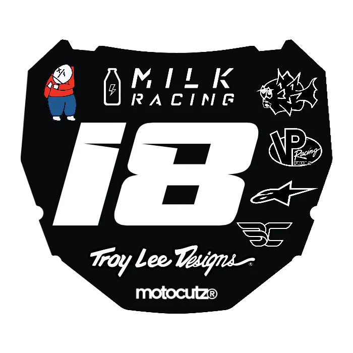 CUSTOM ODI NUMBER PLATE DECAL