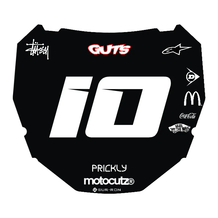 CUSTOM ODI NUMBER PLATE DECAL