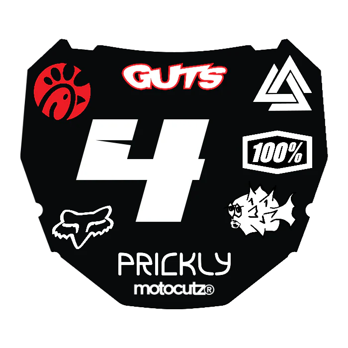 CUSTOM ODI NUMBER PLATE DECAL