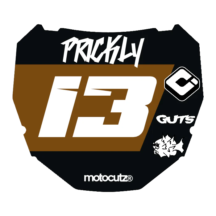 CUSTOM ODI NUMBER PLATE DECAL