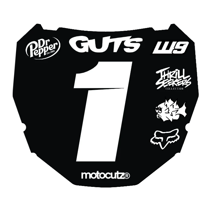 CUSTOM ODI NUMBER PLATE DECAL