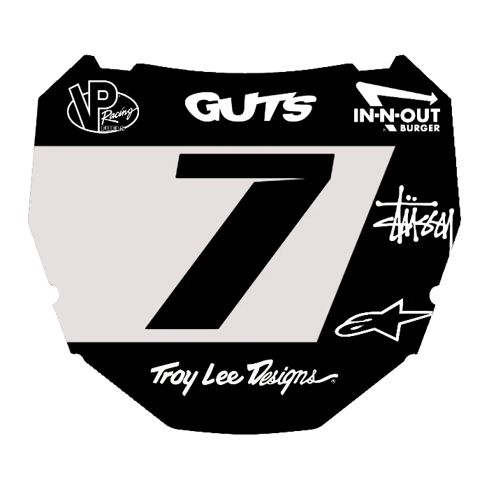 CUSTOM ODI NUMBER PLATE DECAL